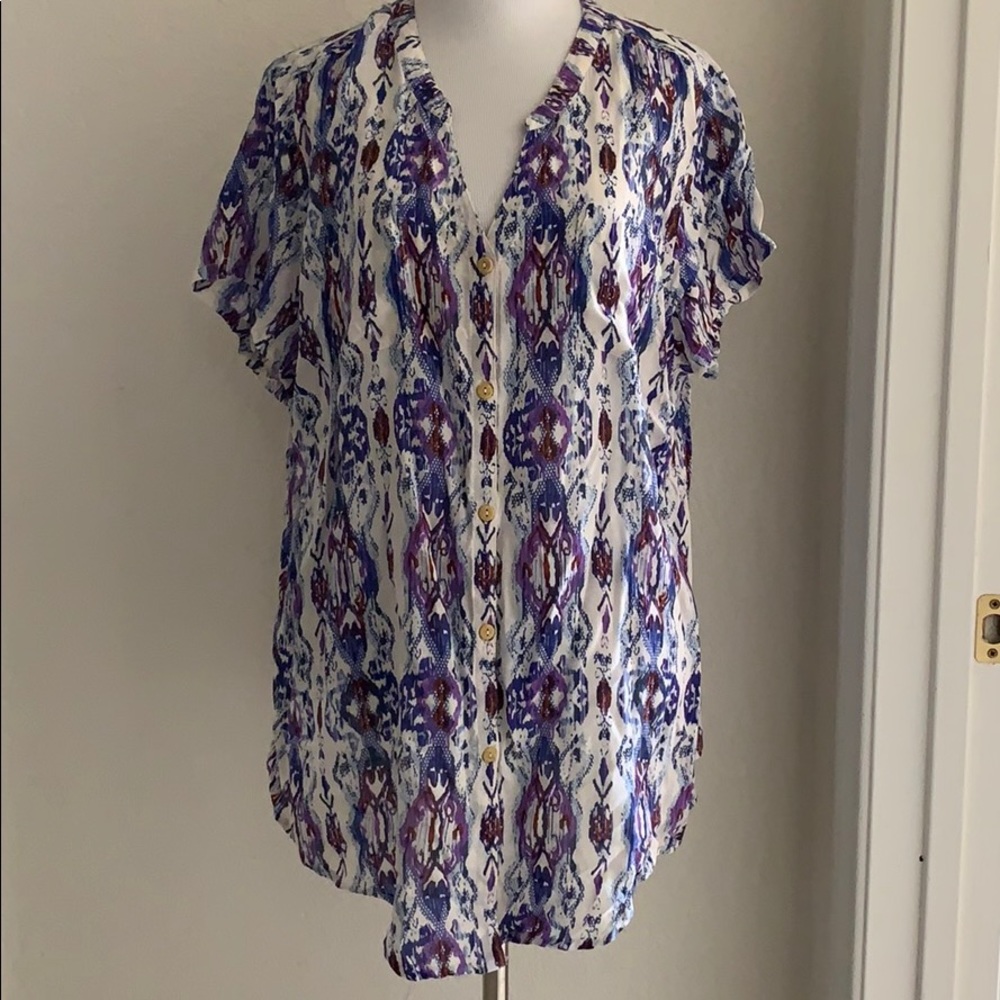 Women’s White Blouse Sz 1X